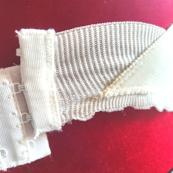 Vtg SUBTRACT Strapless Push Up Boned Low Back White Lace Corset Bustier 34B EUVC - Picture 10 of 16